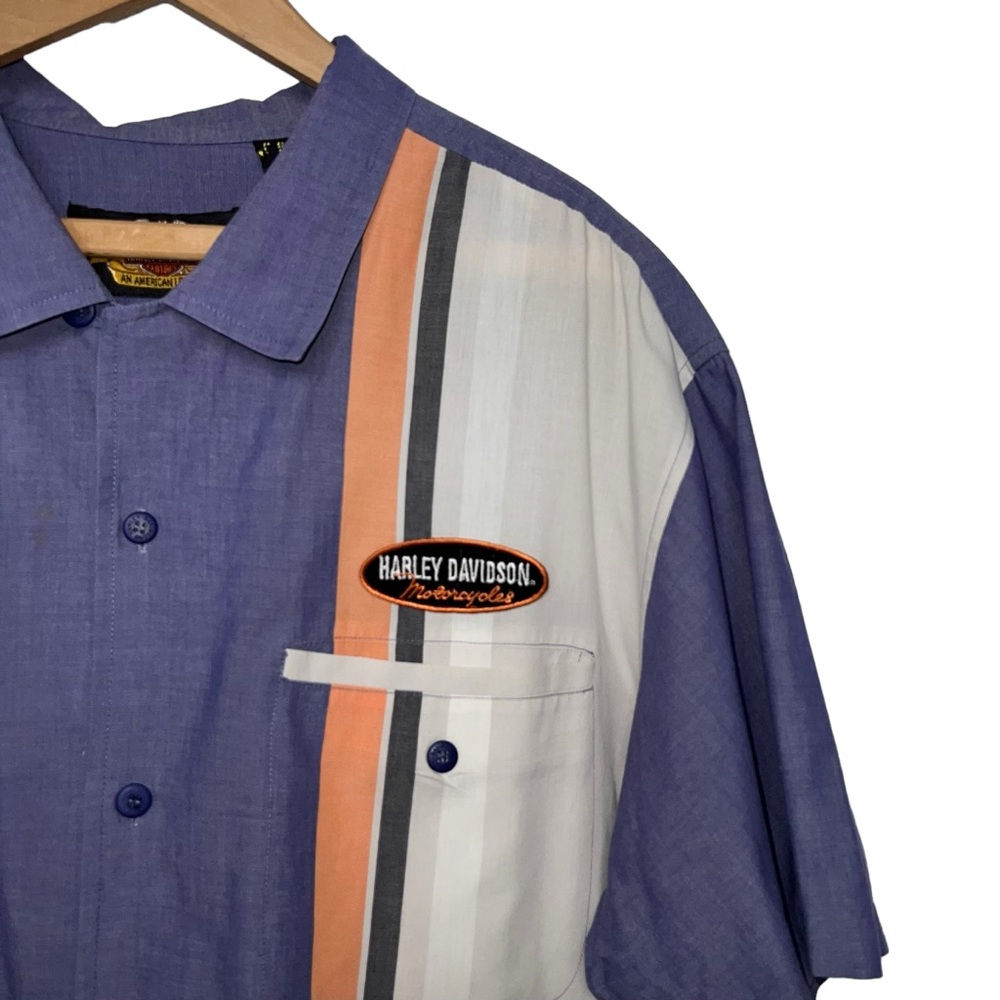 Harley Davidson Men’s Button Up Shirt Size Large - Picture 5 of 12